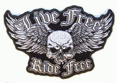 Wholesale MASTER WING SKULL DELUXE PATCH (Sold by the piece)